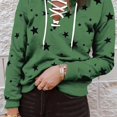 thumbnail image 1 of Sudadera Con Capucha Con Estampado De Estrellas, Sudadera Con Capucha Con Cordón De Manga Larga Informal, Ropa De Mujer, 1 of 4