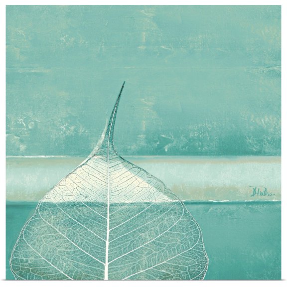 Great BIG Canvas | Rolled Patricia Pinto Poster Print entitled Less is More on Teal II