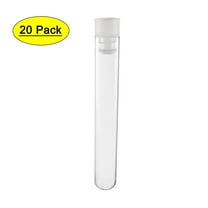 Uxcell 12x72mm Polystyrene Round Bottom Centrifuge Test Tubes White 20 Pack