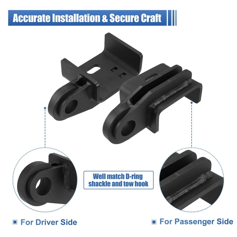 D ring shop tow hook mount