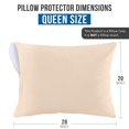 thumbnail image 3 of Protectores de almohada Utopia Bedding impermeables (paquete de 2) tamaño queen, 3 of 8