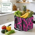 thumbnail image 4 of Collapsible Car Trunk Organizer with Handles 600D Oxford for Car Kitchen and Home Storage, Neon-colored Ribbon 13× 10.2×10.8inch, 4 of 6