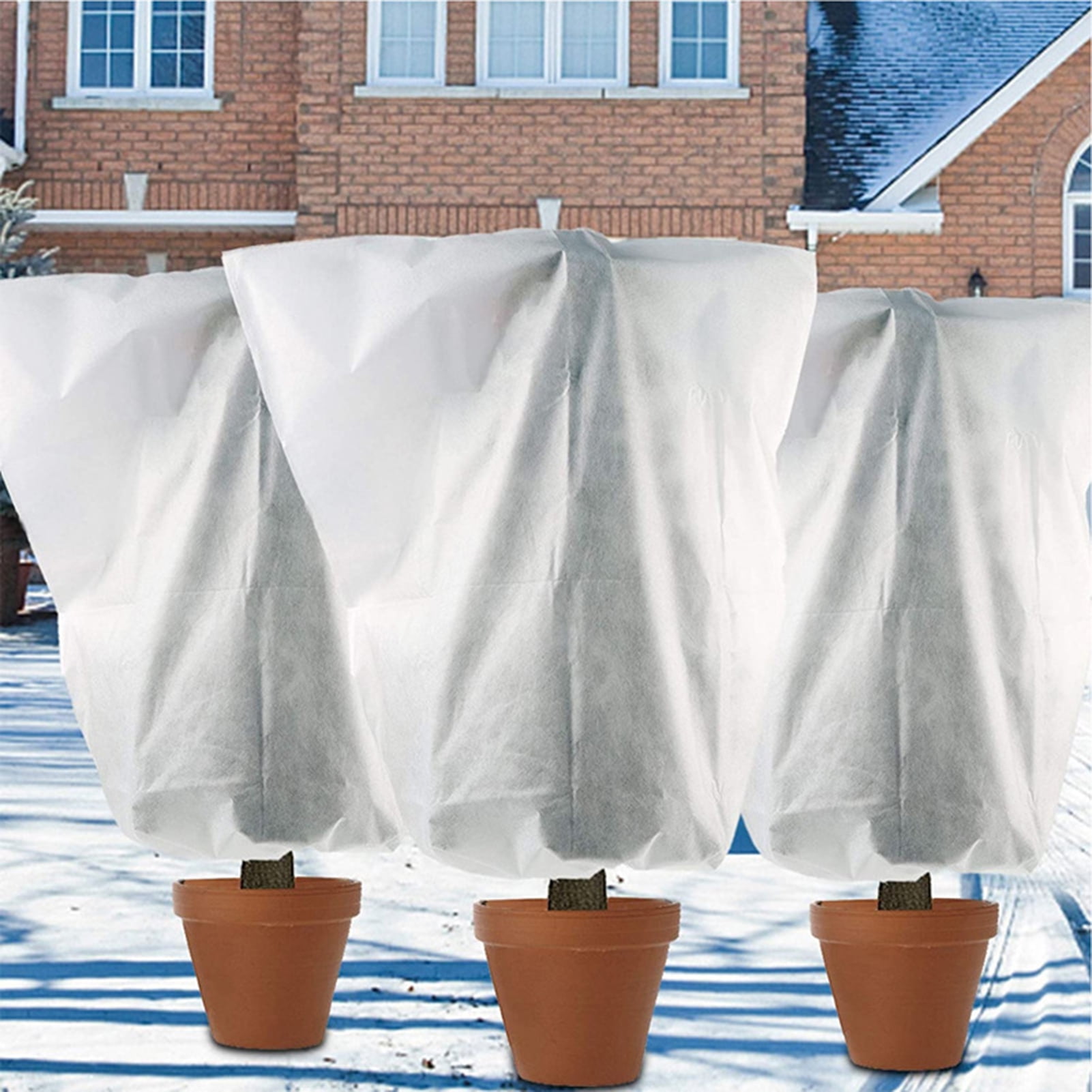Details about   2pcs Frost Plant Tree Bags Protection Winter Cover Plants Garden Shrubs Pouch 