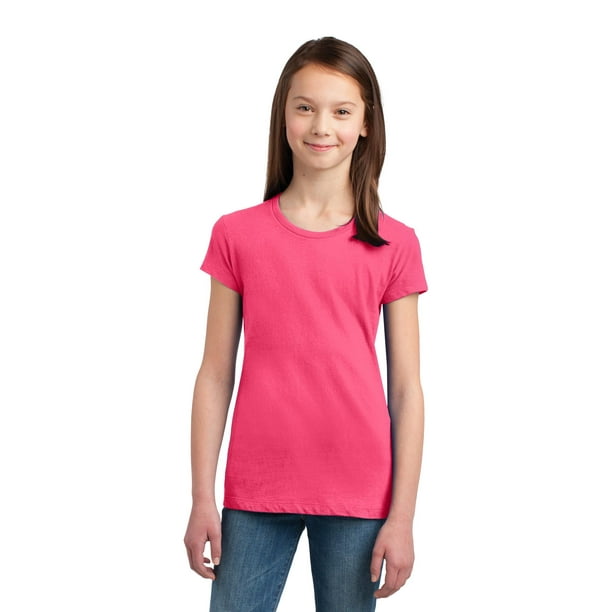 Discontinued District &174; Girls The Concert Tee &174;. Dt5001yg M Néon Rose