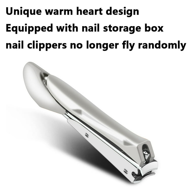 2 Pcs Thick Toenail Clippers - Wide Jaw Opening Nail Clippers For Thick  Toenails, Big Nail Clippers For Men And Seniors, Stainless