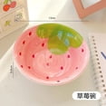 thumbnail image 1 of Langgg Cartoon Ceramic Bowl Spoon Dessert Bowl Fruit Bowl Children's Cute Rice Bowl, 1 of 2