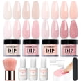 thumbnail image 1 of Kit de uñas AZUREBEAUTY Jelly Dip Powder con purpurina transparente, 1 of 8