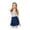 Blue - 413, variant on Aeropostale Womens Eyelet Skater Mini Skirt, Blue, Juniors, Large