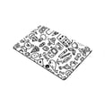 thumbnail image 2 of CADecor Sketch Doormat Indoor Outdoor Floor Rug 23.6x15.7 inches, 2 of 2