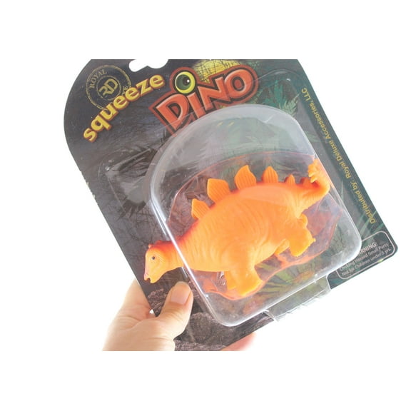 1 RANDOM Dinosaur Soft Cream Doh Filled Stress Ball - Squishy Gooey Squish Sensory Squeeze Balls - Dino Lover Gift