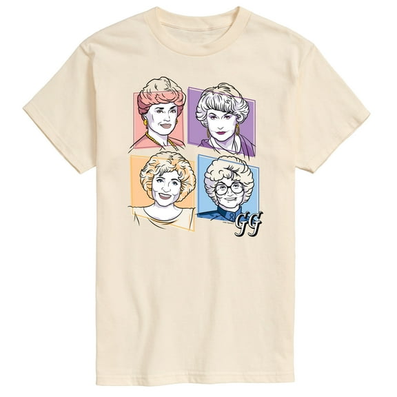 Golden Girls - Golden Girls Character Grid - Men's Short Sleeve Graphic T-Shirt