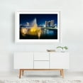 thumbnail image 2 of Fountains in Pasay - Manila Philippines Photography White Framed Wall Art Print 12 x 18 inches, 2 of 3