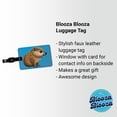 thumbnail image 2 of Hyrax Dassie Africa Animal Faux Leather Travel Luggage Tag, 2 of 7