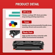 055 055H Toner Cartridge Set Compatible for Canon 055 CRG-055 055H Color imageCLASS MF743Cdw MF741Cdw MF745Cdw MF746Cdw LBP664Cdw LBP663CDW Printer Ink (Black Cyan Magenta Yellow, 4-Pack)