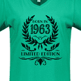 thumbnail image 4 of Inktastic Born in 1963 Limited Edition Women's V-Neck T-Shirt, 4 of 5