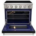 thumbnail image 5 of KOSTCH 36in. Electric Range with 6.0 Cu ft Convection Oven and  5 Cooktop Burners, 240V, Black, 5 of 11