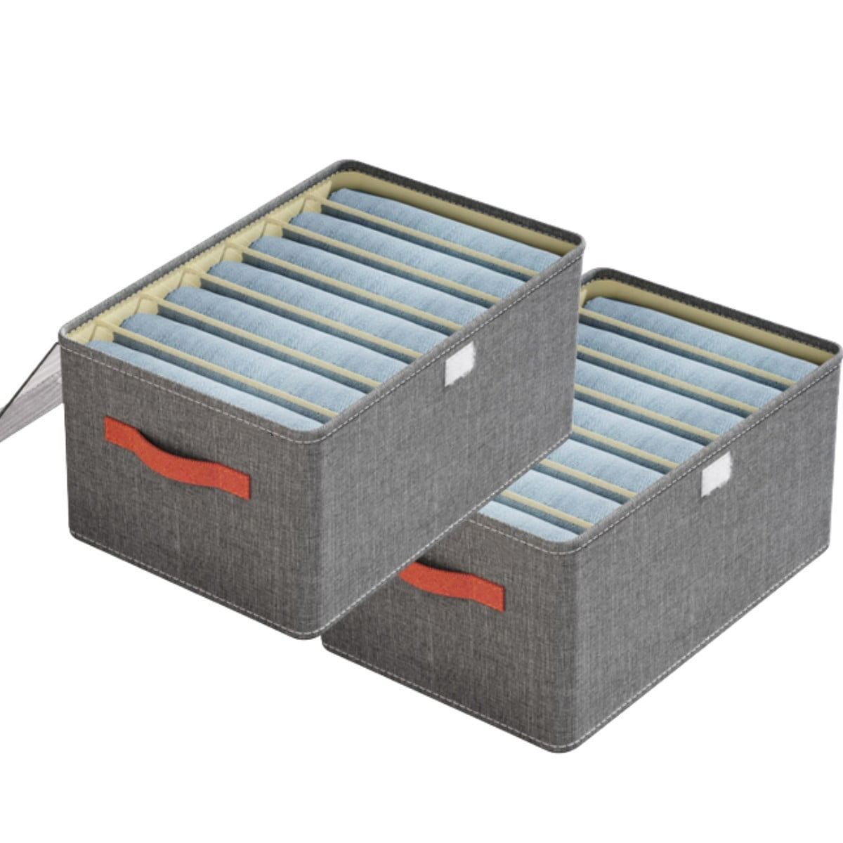 Closet Organizer for Jeans, Wardrobe Clothes Drawer Organizer for