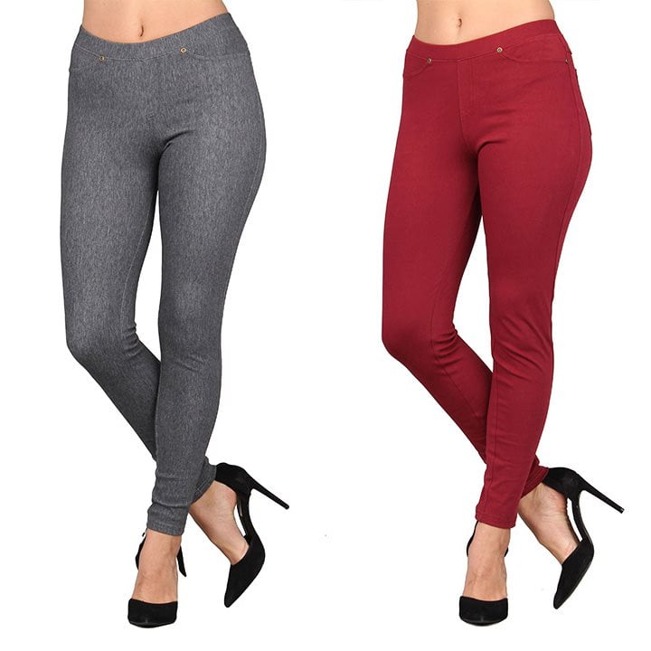 2-Pack Lildy Women's Denim Jeggings 