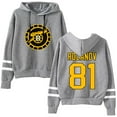 thumbnail image 3 of Heated Rivalry hoodie Ilya Rozanov 81 Hockey hooded drawstring pocketless  sweatshirt men/women pullover, 3 of 6