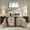 Red, variant on GDF Studio 7-Piece Elegant Jacquard Comforter Set with 3 Throw Pillows, California King Size, Navy