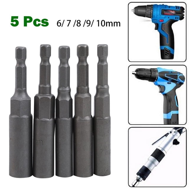 Hex Socket Screwdriver Drill Drill Adapter Driver Tools Nut Bolt Power-Tools