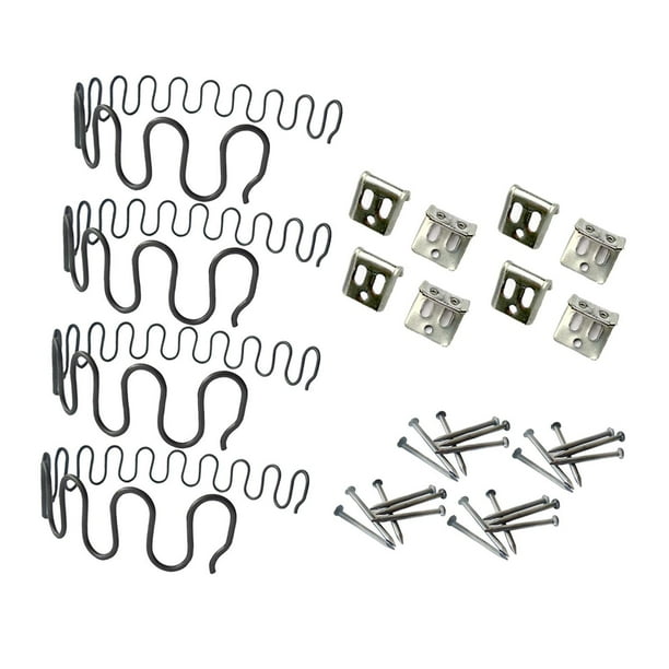 Kit de reparación de sofá de 4 piezas, kit de resortes para silla, accesorios robustos, acolchado DIY Longitud 50CM