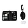 New Men's Grooming Kit With Travel Case & Brush -13 Piece
