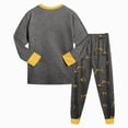 thumbnail image 6 of TOWED22 Clothes for Toddler Boys 2 Piece Long Sleeve Graphic Crewneck Tee Jogger Pants Soft Fall Winter Outfits Set(Grey,2-3 Y), 6 of 7