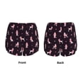 thumbnail image 5 of Picia Poodle Dog Pattern Women's 2 in 1 Athletic Running Shorts High Waisted Workout Casual Gym Sweat Shorts with Comfy Liner Zipper Pockets-Large, 5 of 9