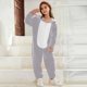 thumbnail image 1 of Conjunto de Halloween cálido para padres e hijos, pantalones largos, pijamas con capucha y estampados para el hogar, mono para niños, monos para niños, 1 of 5
