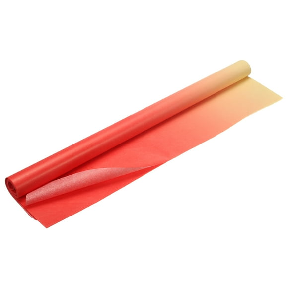 Uxcell 20 Hojas de Papel de Seda de Colores para Bolsas de Regalo, 27.6x19.7" Rojo Amarillo Gradiente
