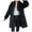 Black, variant on Aayomet Trench Coats For Women Women's Heavyweight Diamond Quilted Knee Length Puffer Coat,Khaki 3XL