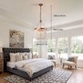 thumbnail image 4 of FETCOI Farmhouse Wood Beaded Chandelier Moder Light Boho Pendant Ceiling Lamp Fixture (4-light), 4 of 12