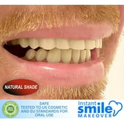 Instant Smile 2-Pack of Natural Shade Makeover Comfort Flex Fit Top Upper Veneer