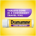 thumbnail image 2 of Dramamine Motion Sickness Relief Less Drowsey Formula Tablets 8 ea (Pack of 2), 2 of 8