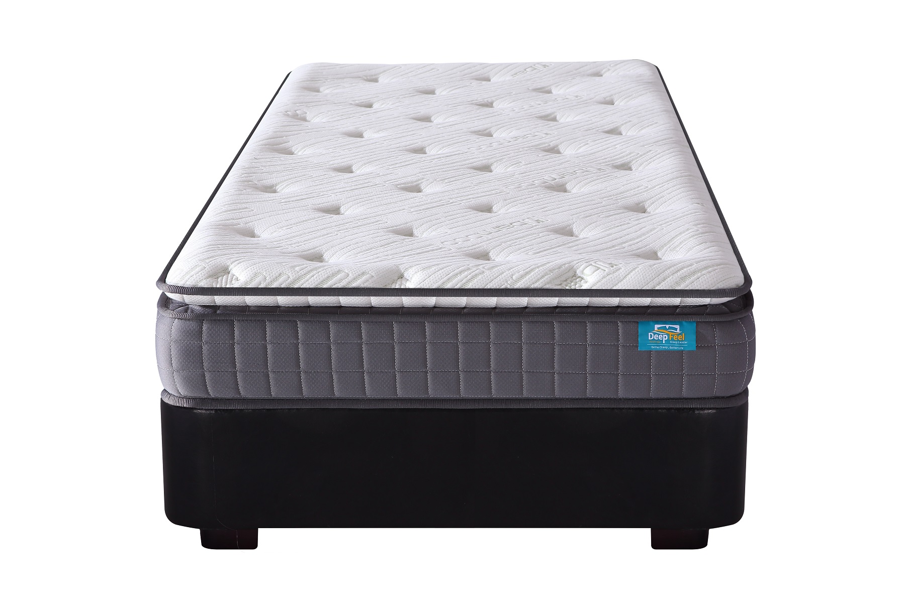 ViscoLogic Opal Pillow Top Deep Feel MediumFirm Memory Foam Mattress