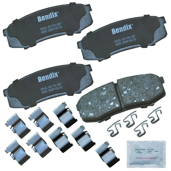 Disc Brake Pad Set Fits select: 2003-2020 TOYOTA 4RUNNER, 2007-2014 TOYOTA FJ CRUISER