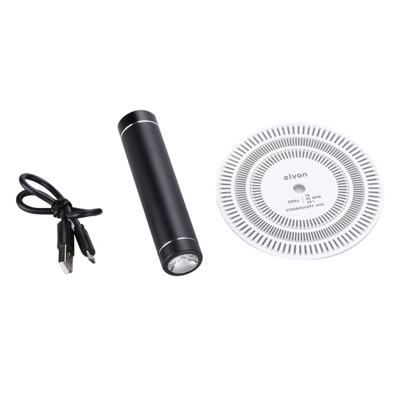 JIAHAOO 50 Hz Turntable Strobe Tachometer 3 Speed Test Disc Usb Led Light For Vinyl Record Player Speed Calibration And Setup