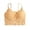 Beige, variant on Women's Tank Top with Built In Strap Stretch Cotton Padded Shelf Bra One Size