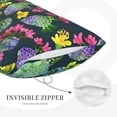 thumbnail image 3 of Sikiie Watercolor Cactuses Print Plush Pillow Cover, Wrinkle-proof and Stain-resistant Pillow Protector without Pillow Core, Home Decoration-20"x30", 3 of 6