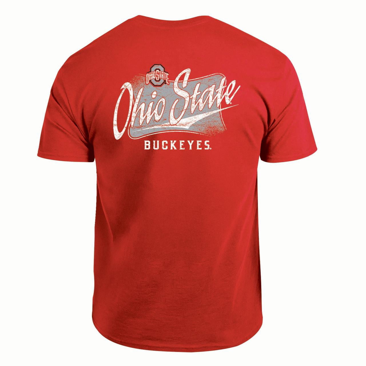 NCAA Mens Ohio State Buckeyes 2 Hit Graphic T-Shirt