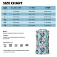 thumbnail image 6 of Haiem Men's Bubble Cat Cute Print Tank Tops Summer Sleeveless Cut Off Workout T-Shirts Fitness Vest Athletic Undershirts-Medium, 6 of 8