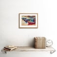 thumbnail image 2 of Boats And Ocean Colourful Artwork Framed Wall Art Print 9X7 Inch, 2 of 5