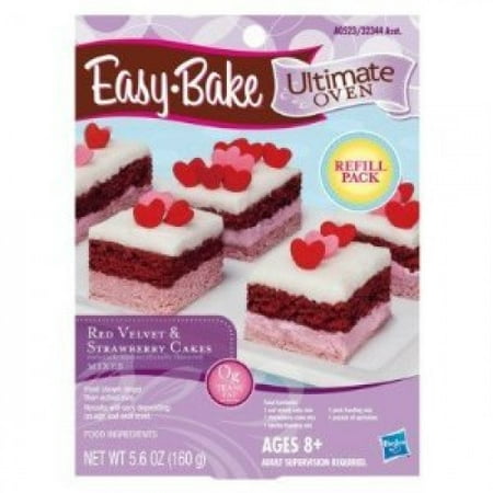 Easy-Bake Red Velvet & Strawberry Cakes Refill Pack 5.6