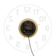 thumbnail image 3 of RV Reloj de pared con iluminación LED con números arábigos, reloj colgante de pared redondo acrílico decorativo Vintage, decoración del hogar, luz nocturna Sailing Electrónica, 3 of 5