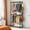 3-Shelf with Adjustable Feet, variant on UNTIMATY Heavy Duty Double Rods 3-Shelf Clothes Rack with Adjustable Feet and Side Hooks Metal Garment Rack Portable Closet Wardrobe