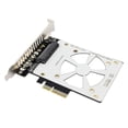 thumbnail image 1 of U.2 to PCIE Adapter PCI Express 3.0 X4/X8/X16 to SFF-8639 U.2 Adapter for 750 2.5 Inch NVMe PCIE U2 SSD SATA SSD Adapter, 1 of 5