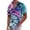 BY30-Cyan, variant on Lumtrix Vintage Shirts for Men Tie Dye Hippie Funny Hawaiian Shirt Button Down Shirts Beach Tropical Casual Shirts Multicolor M