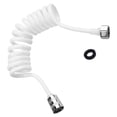 thumbnail image 3 of WinWay Flexible Shower Hose Spring Extension Hand Sprayer Pipe Connector Spring Tube Bathroom Toilet Bidet Accessories,White 2M, 3 of 10