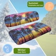thumbnail image 5 of Jeiento Hawaiian Golf Cart Seat Covers 2 Passenger Universal Club Car Golf Cart Seat Covers Palm Tree Golf Cart Seat Towel Gifts for Women Men, 5 of 7